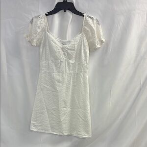 Hollister White Eyelet Midi Sundress Size Medium